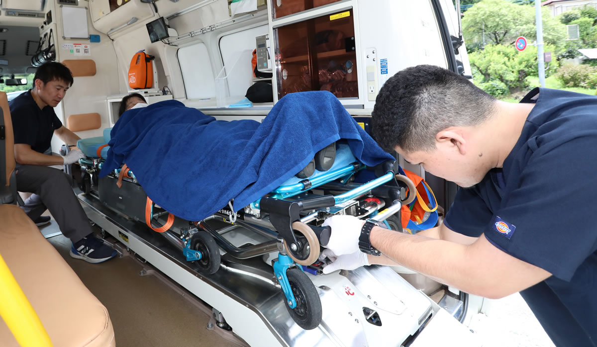 医療従事者が運行